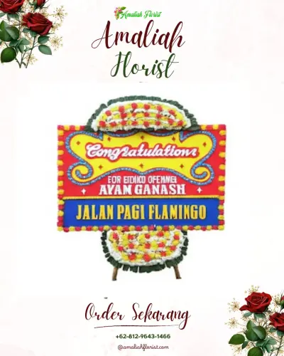 Bunga Papan Congratulation di Hilimbowo Olora